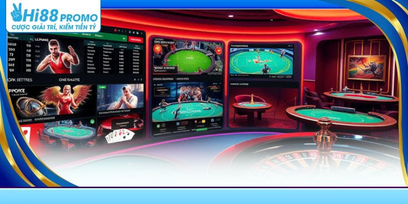 Kho game bài đa dạng với rất nhiều thể loại quen thuộc
